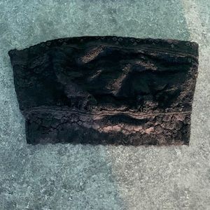 Free People Intimately black lace bandeau